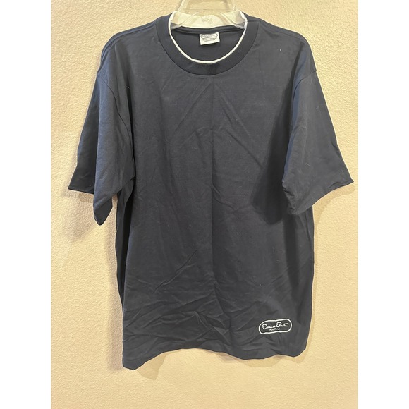 Oscar de la Renta Pour Lui Black T-Shirt One Size Fits All Menswear - Picture 1 of 4
